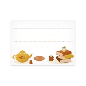 pre order: a7 adresstickers autumn cosy