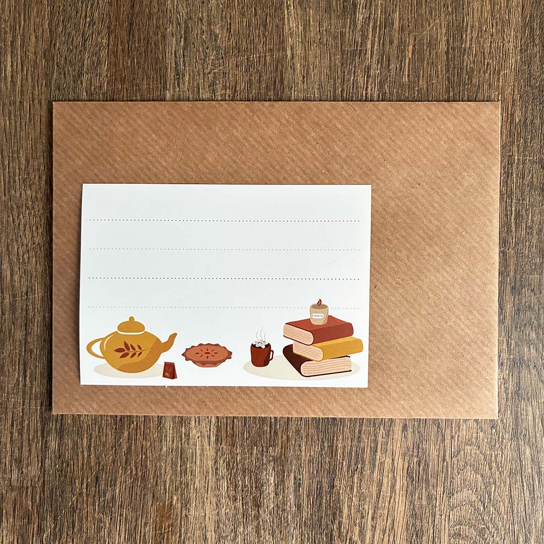 pre order: a7 adresstickers autumn cosy