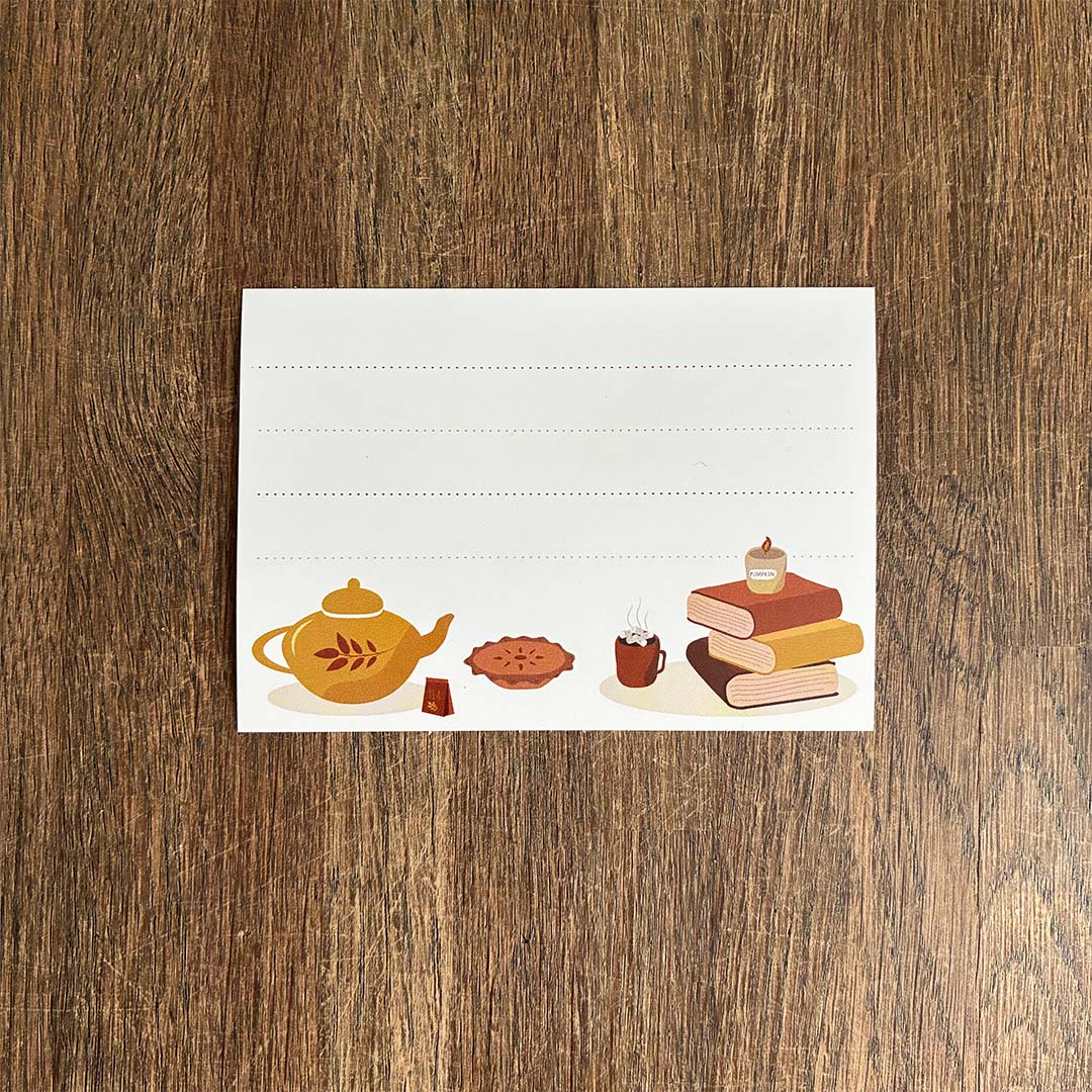 pre order: a7 adresstickers autumn cosy