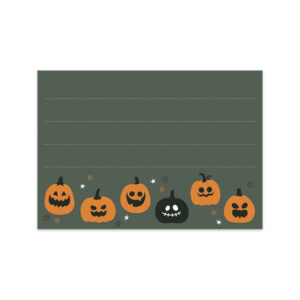 pre order: a7 adresstickers Halloween pumpkins