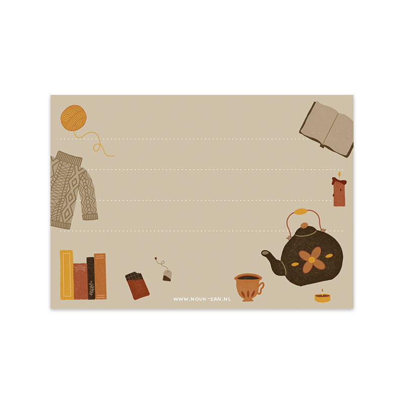 A7 Adresstickers Knus - Afbeelding 3