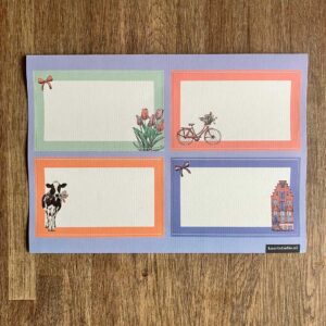 Adresstickers Nederland
