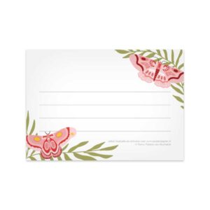 Interessepeiling: A7 Adresstickers Vlinders