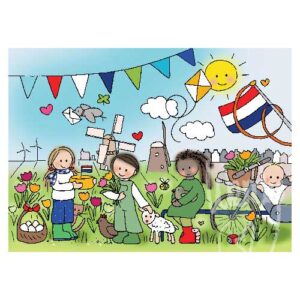 Ansichtkaart Nederland van Wendysign