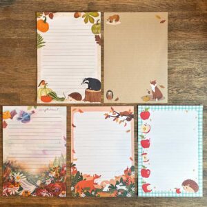 briefpapierset herfst