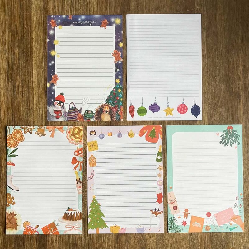 Briefpapierset Kerst - Afbeelding 2