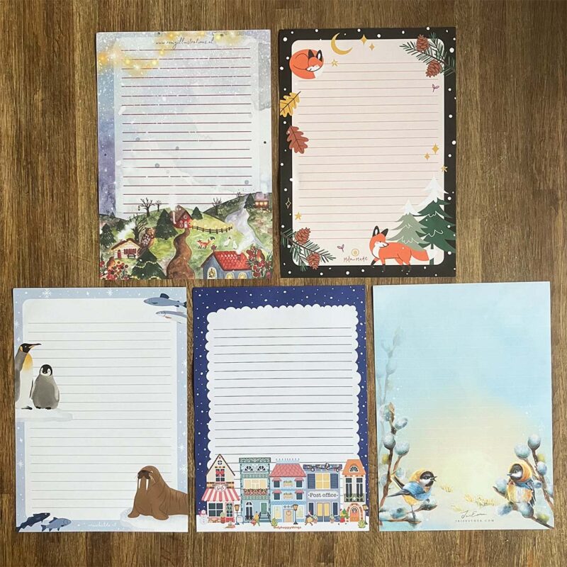 Briefpapierset Winter - Afbeelding 2
