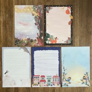 Briefpapierset Winter