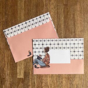 C6 Enveloppen Meisje met Boek