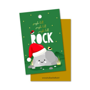 Minikaart Jingle Bell Rock van Studio Schatkist