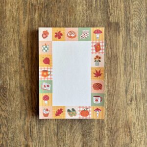 a6 notitieblaadjes fall patchwork