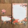pre order: postpapier dieren in herfst natuur