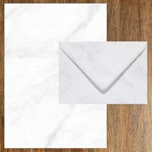 A4 Postpapier Marmer