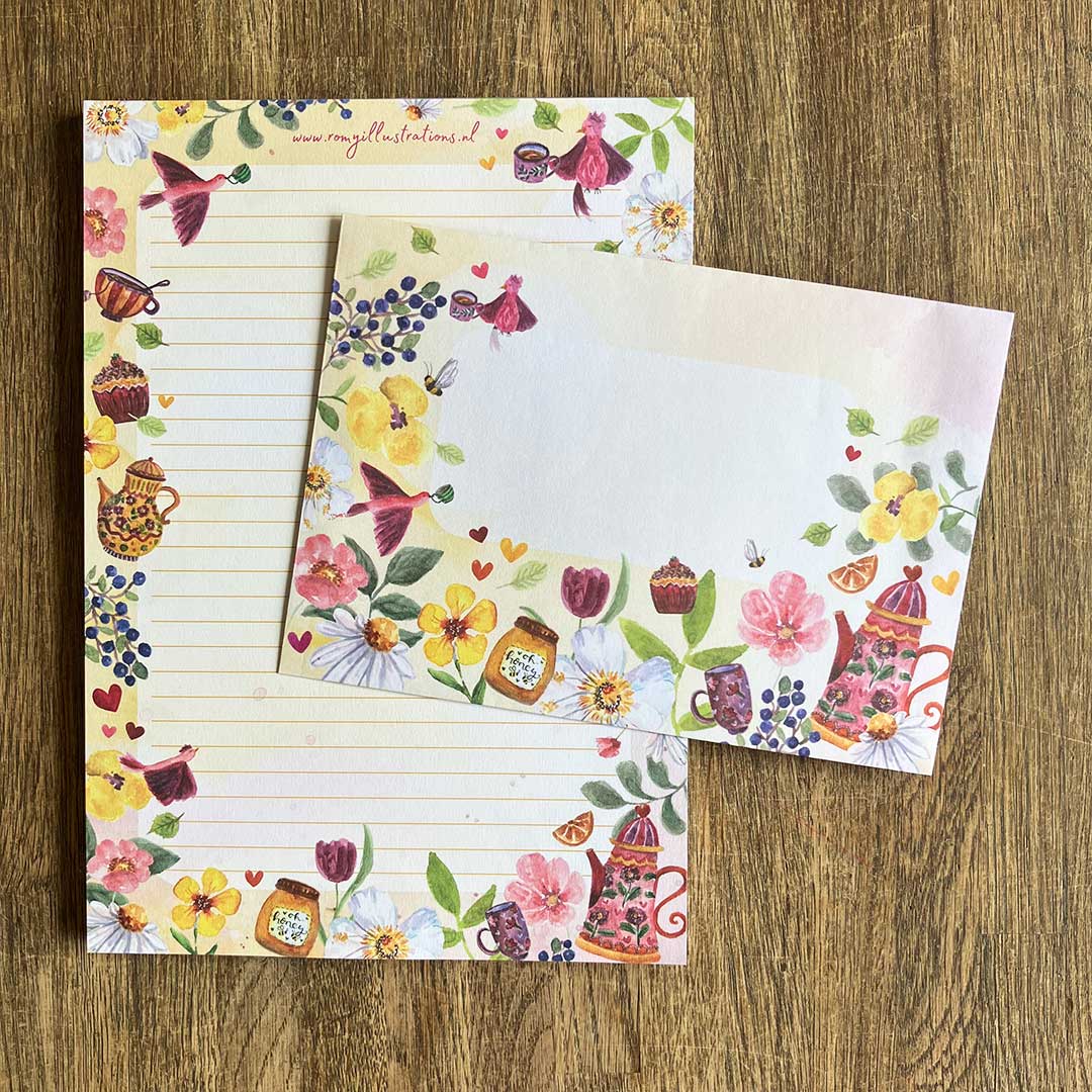 Postpapier Sweet Tea Party