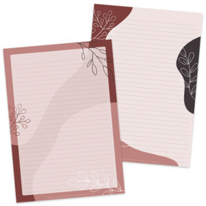 Interessepeiling: A5 Briefpapier Blush by Nature