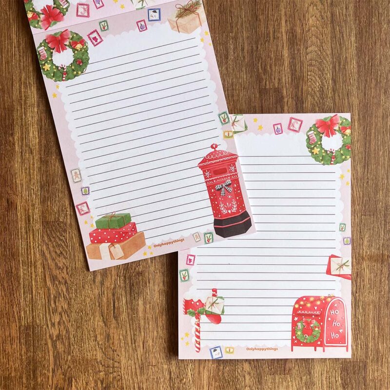 A5 Briefpapier Christmas Mail