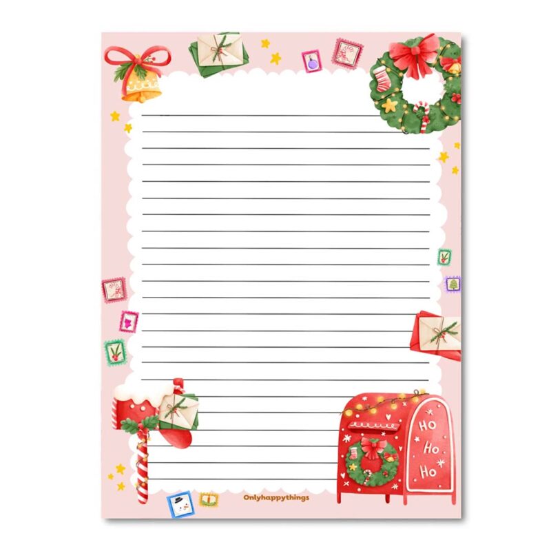 A5 Briefpapier Christmas Mail - Afbeelding 3