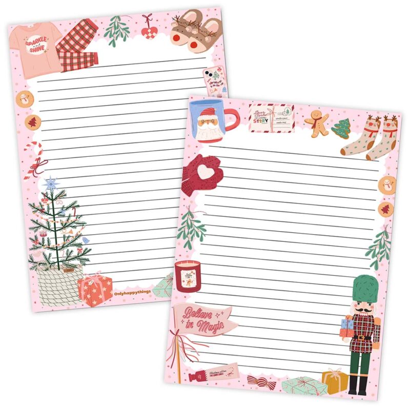 A5 Briefpapier Christmas Things - Afbeelding 2