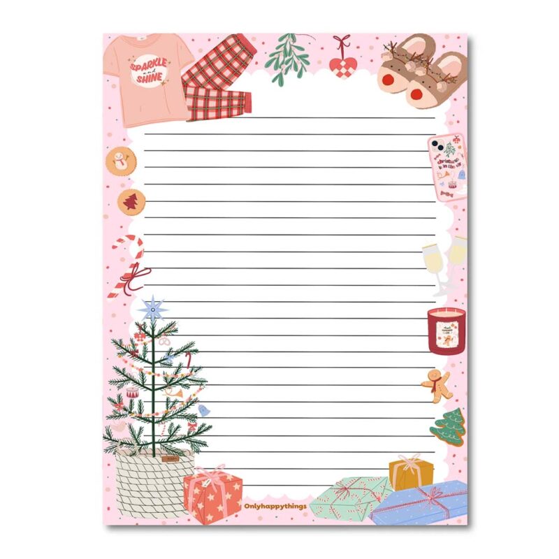 A5 Briefpapier Christmas Things - Afbeelding 3