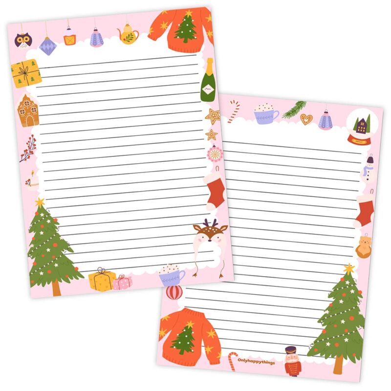 A5 Briefpapier Christmas Is Here - Afbeelding 2