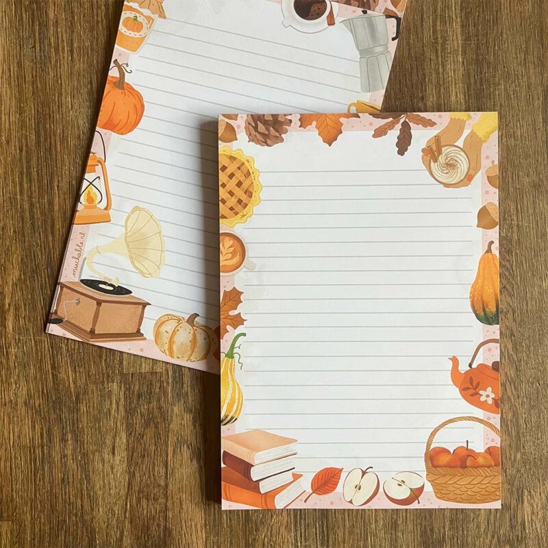 A5 Briefpapier Cosy Days