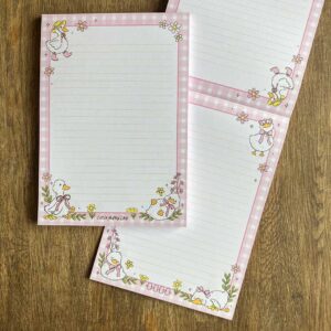 A5 Briefpapier Duckies with Bows