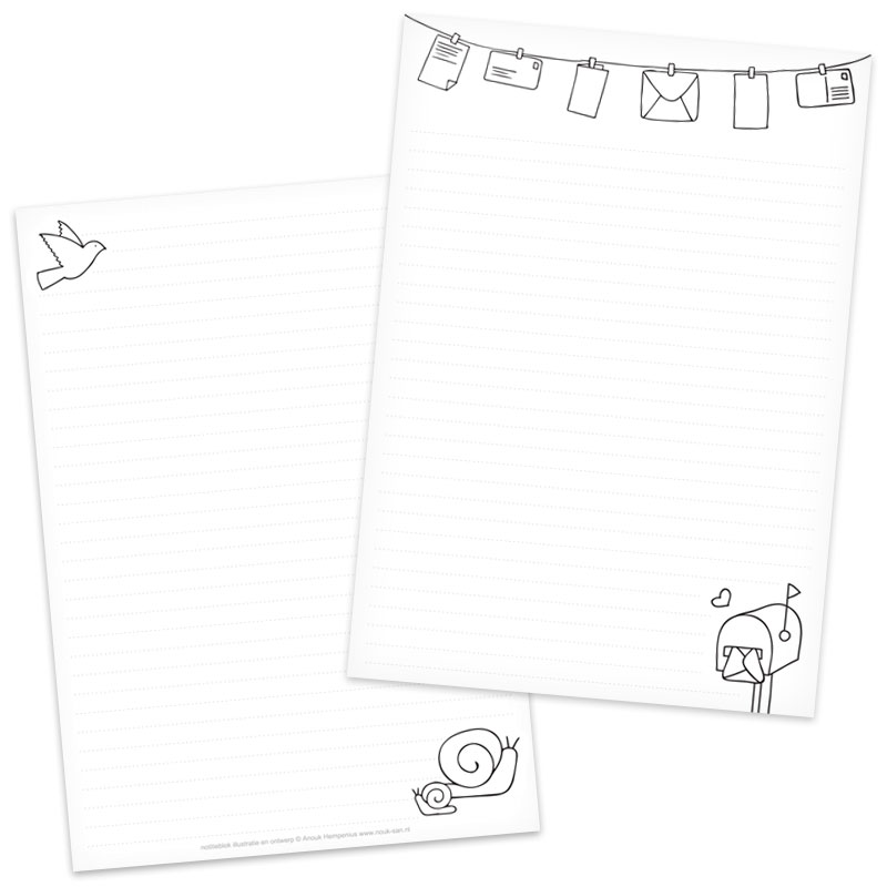 Interessepeiling: A5 Briefpapier Echte Post - Afbeelding 2