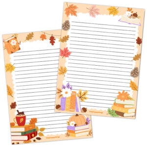 a5 briefpapier fall books