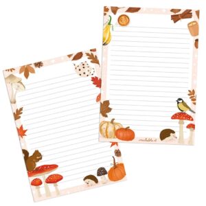 a5 briefpapier gele vogels (kopie)