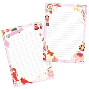 a5 briefpapier kerst eten en drinken (kopie)