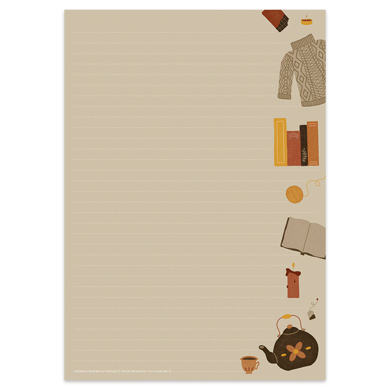 A5 Briefpapier Knus - Afbeelding 2
