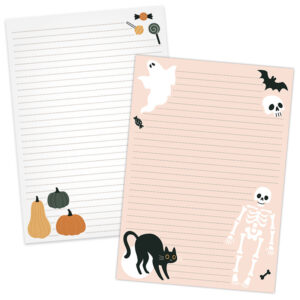 pre order: a5 briefpapier modern halloween