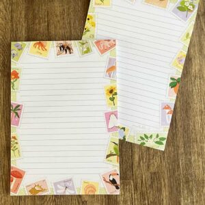 A5 Briefpapier Postzegels