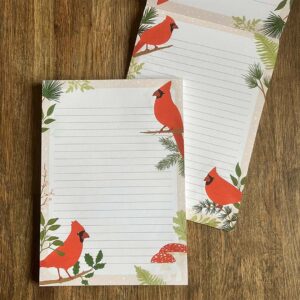 A5 Briefpapier Rode Vogels
