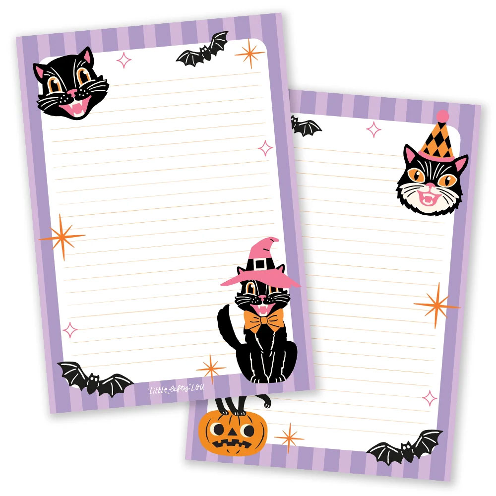 a5 briefpapier vintage halloween