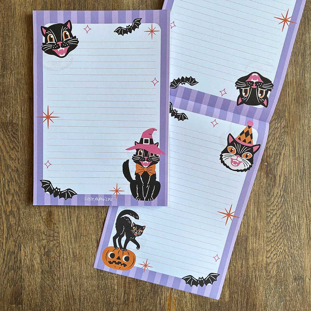 a5 briefpapier vintage halloween