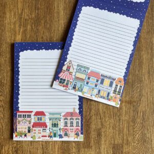 A5 Briefpapier Winter Village