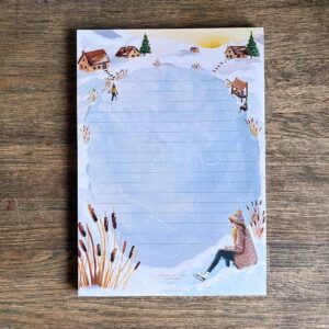 a5 briefpapier wintergevoel