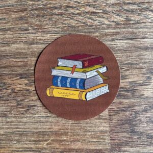 sluitzegels boekenstapel