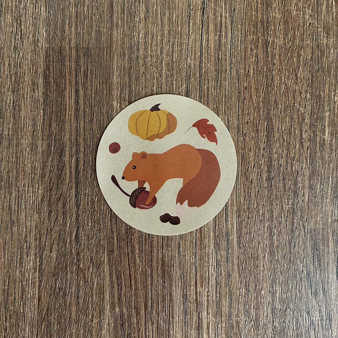 pre order: sluitzegels herfst eekhoorn