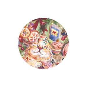 Sluitzegels Dieren in Kerstboom