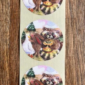 Sluitzegels Wasbeer & vrienden