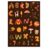 Stickervel met herfstachtige illustraties van een trui, laarzen, bladeren, letters en meer van Pinkstore